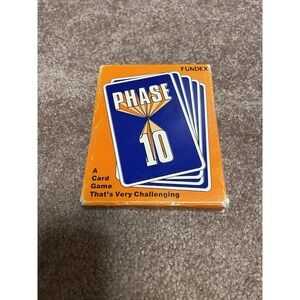 VTG 1986 Phase 10 Card Game 100% COMPLETE Instructions Pack Fundex 80s